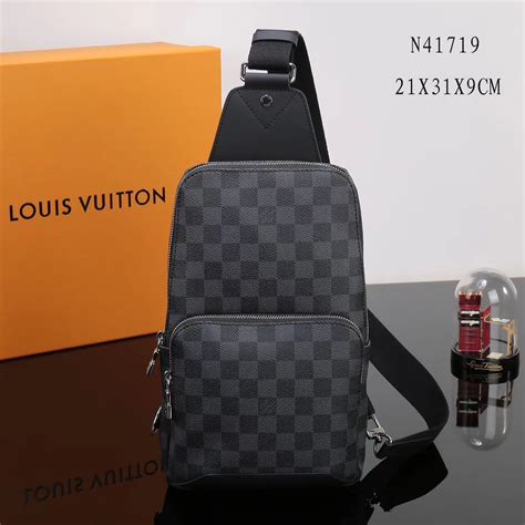 louis vuitton bag men black|louis vuitton chest bag men.